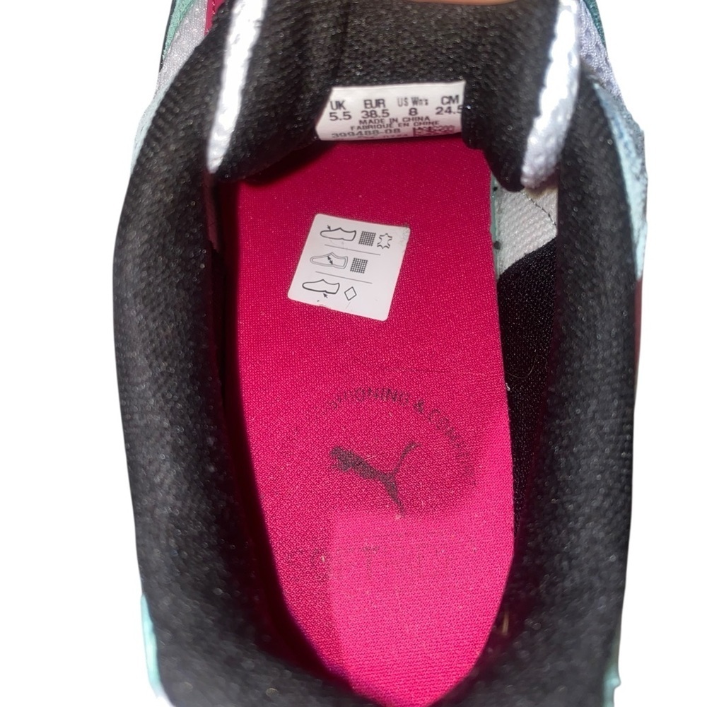 Puma soft stride Sneakers with Pink and Black Highlights women’s 8 EUC - Picture 6 of 7